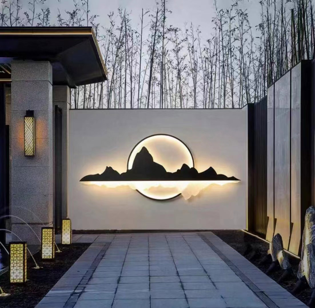 景墙景观灯